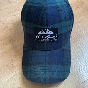 Eddie Bauer Hat, Green plaid